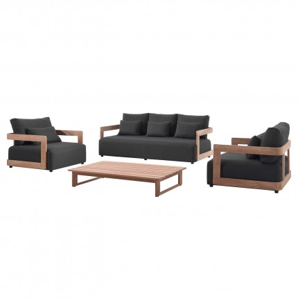 Outdoor armchair Rafa dark grey Gescova
