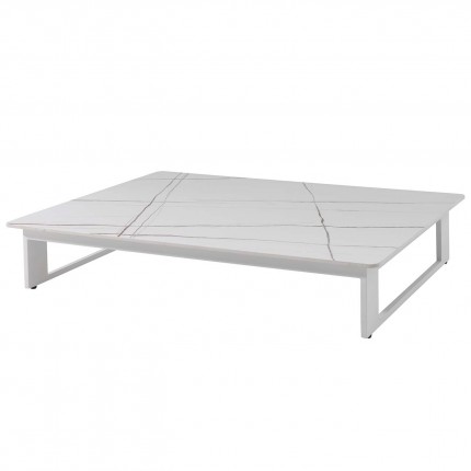 Outdoor Coffee Table Rafa white Gescova