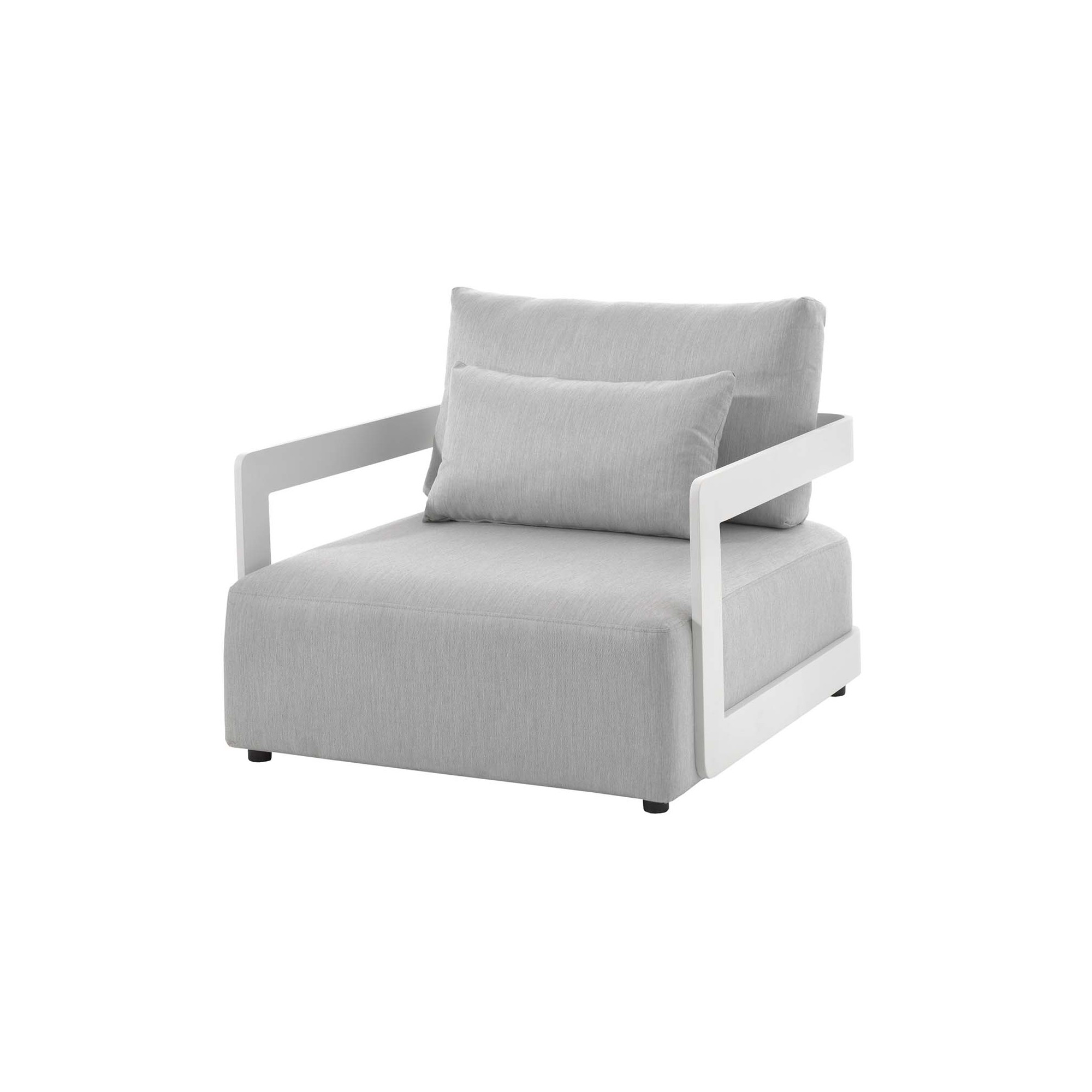 Fauteuil de jardin Rafa blanc Gescova