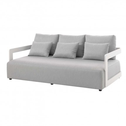Outdoor sofa Rafa 3-Seater white Gescova
