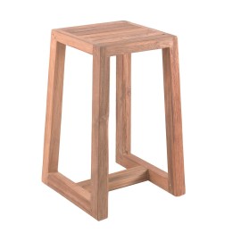 Garden bar stool in reclaimed teak - Hermosa - Gescova