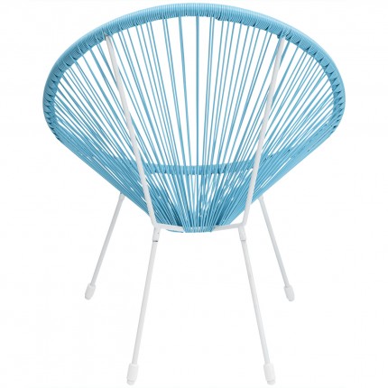 Fauteuil de jardin Acapulco bleu Kare Design