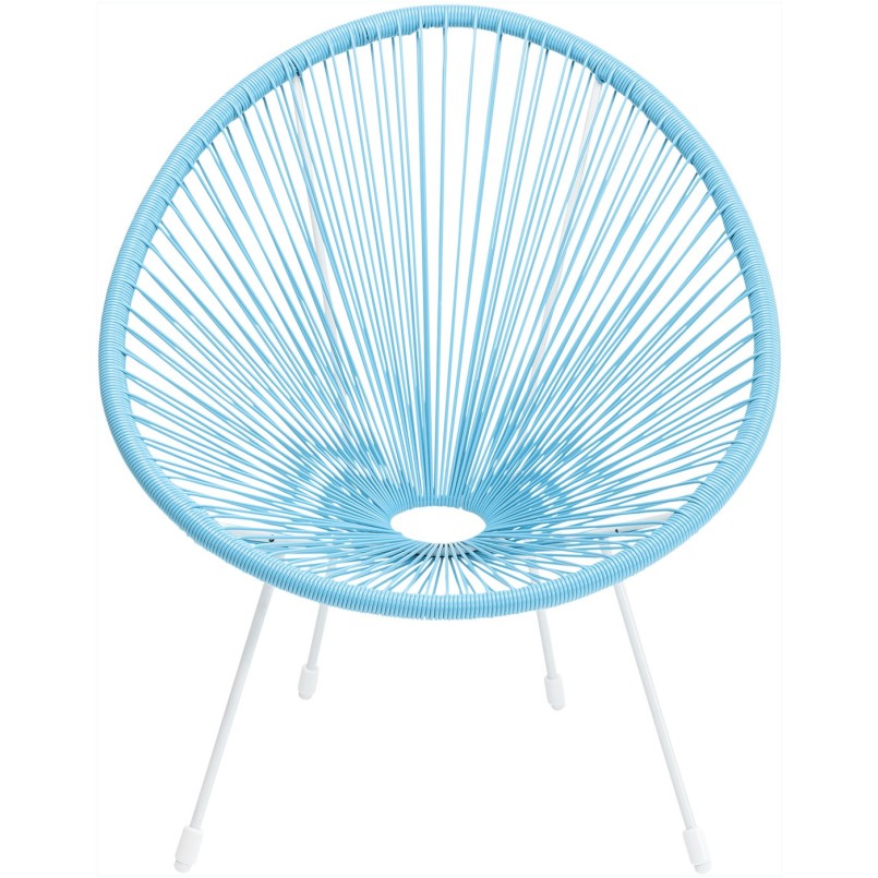 Blue garden armchair - Acapulco - Kare Design