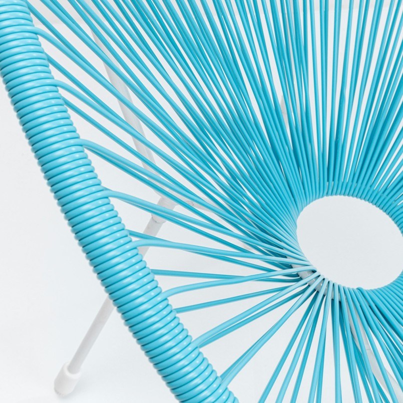 Blue garden armchair - Acapulco - Kare Design