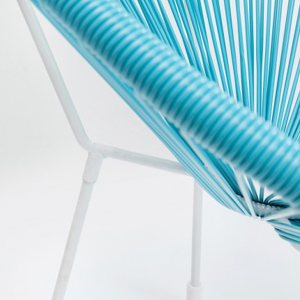 Fauteuil de jardin Acapulco bleu Kare Design