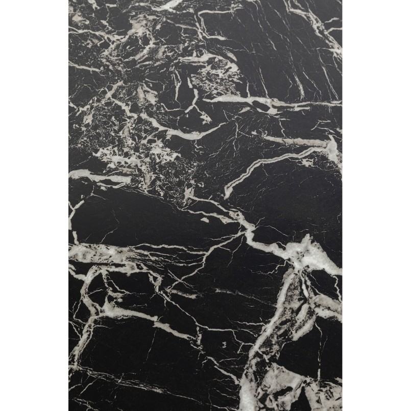Table basse Schickeria Marbre noir Ø80cm