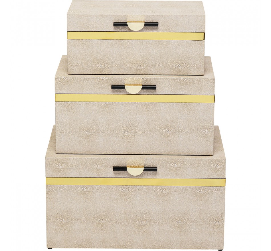 Boîtes Classy hautes set de 3 Kare Design Boîtes Classy hautes set de 3 Kare Design