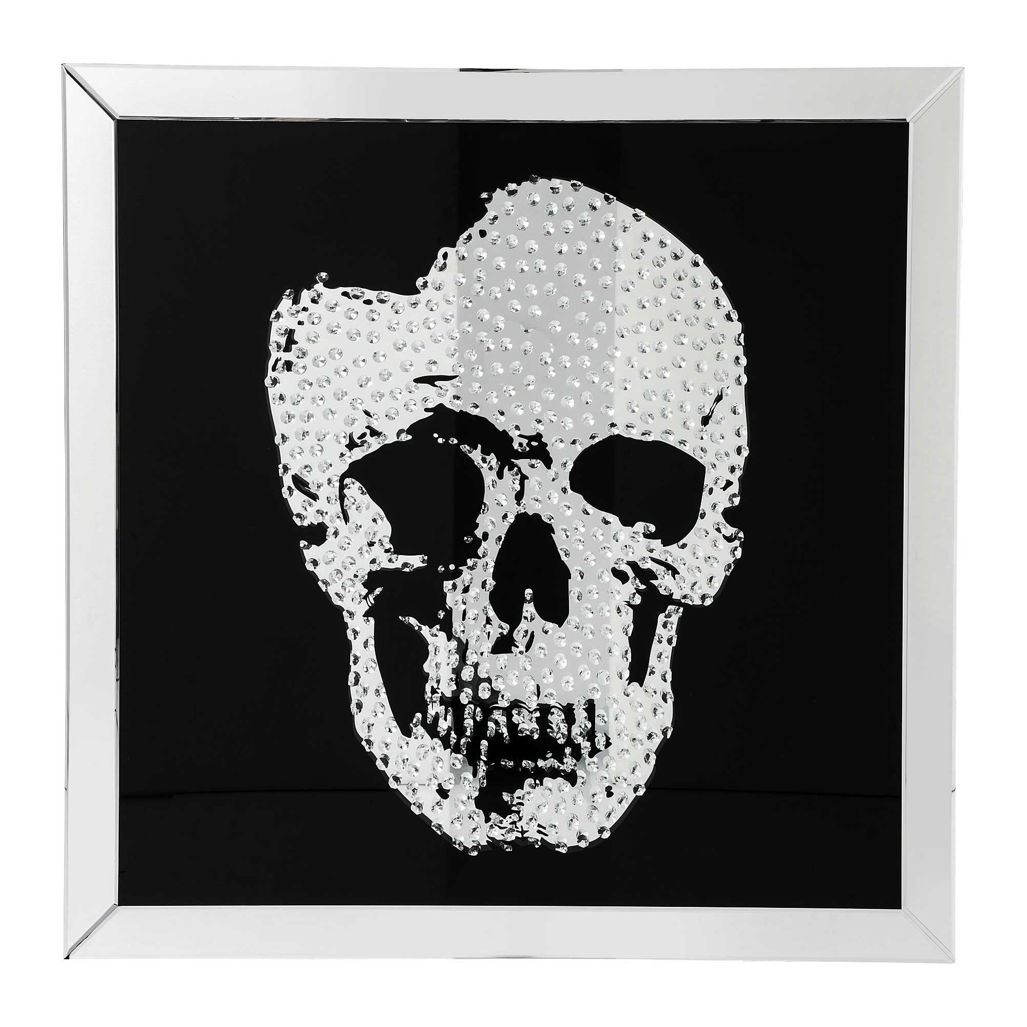 Tableau mirror Skull 100x100 cm Kare Design