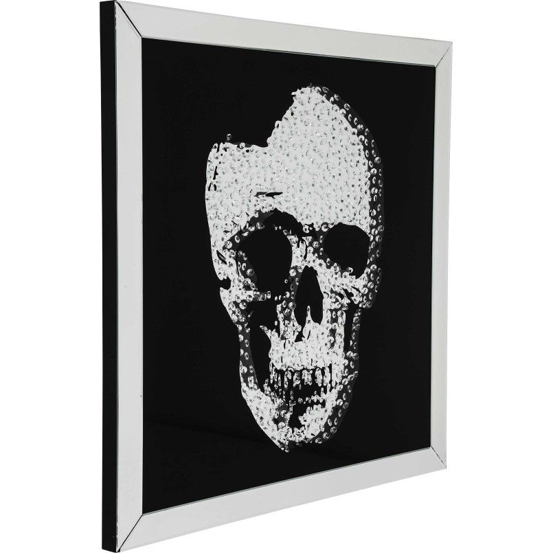 Tableau mirror Skull 100x100 cm Kare Design