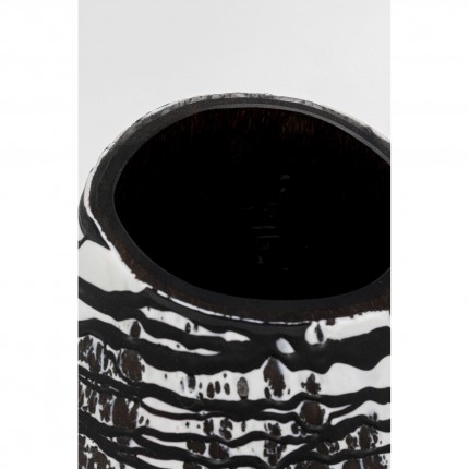 Vase Volante noir 27cm Kare Design
