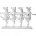 Déco vaches cancan blanches Kare Design