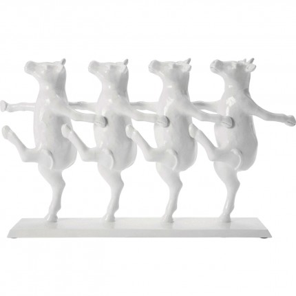 Déco vaches cancan blanches Kare Design