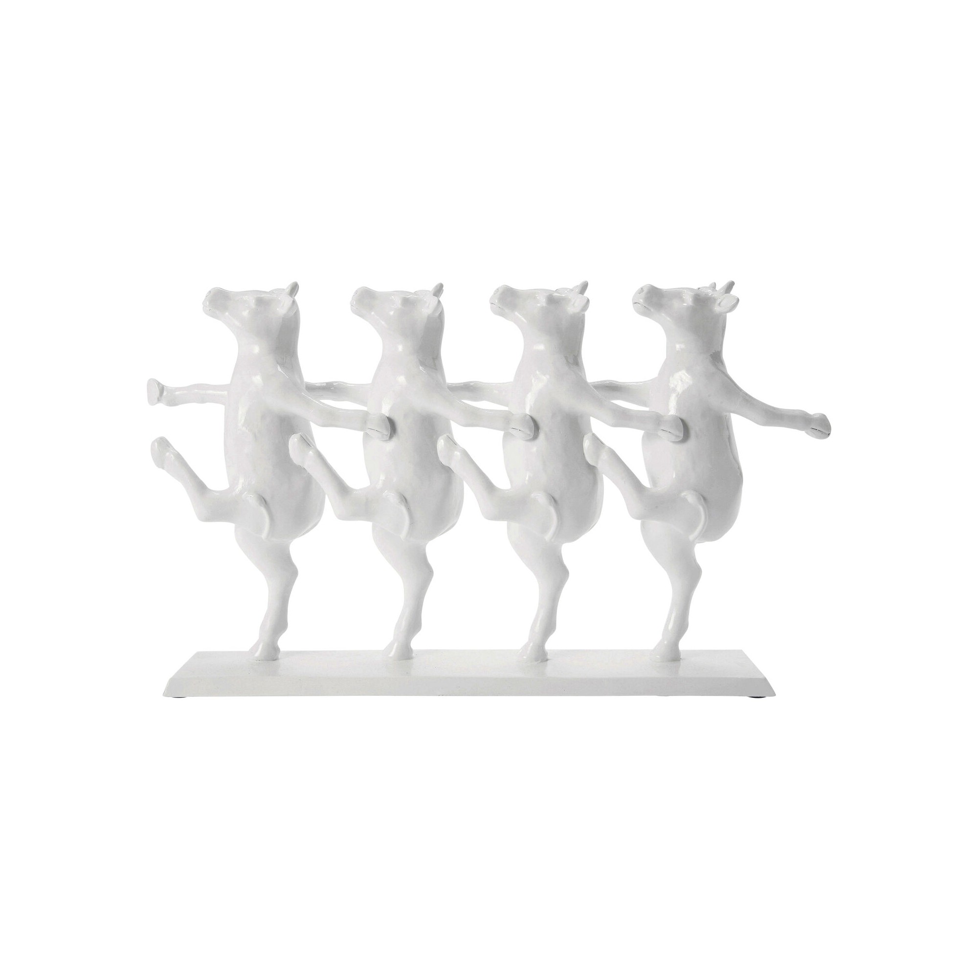Déco vaches cancan blanches Kare Design