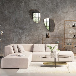 Central seat for sofa in cream fabric - Infinity - Kare Design