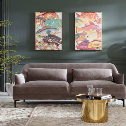 Tableau Touched Fish Meeting One 70x100cm Kare Design