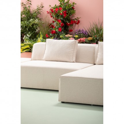 Canapé d'angle Infinity droite crème Kare Design