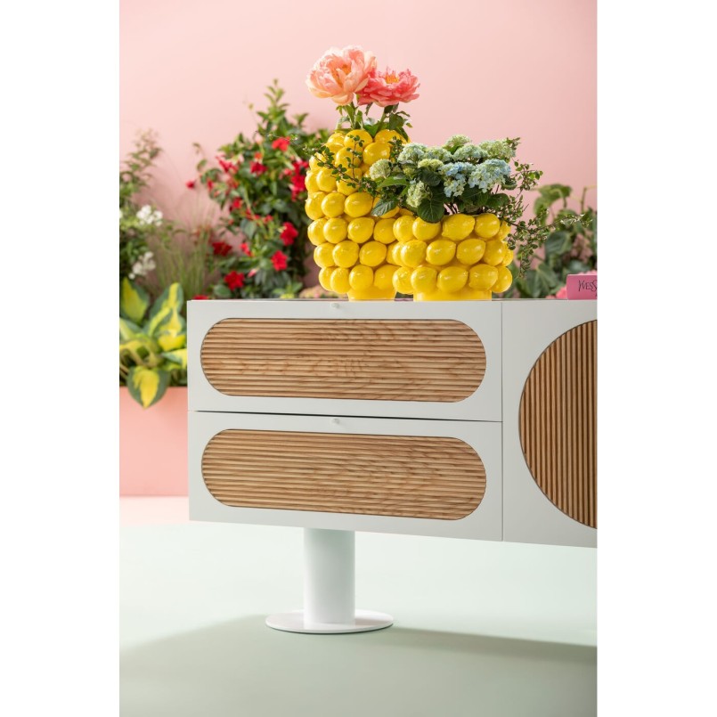 Porcelain lemon vase - Kare Design
