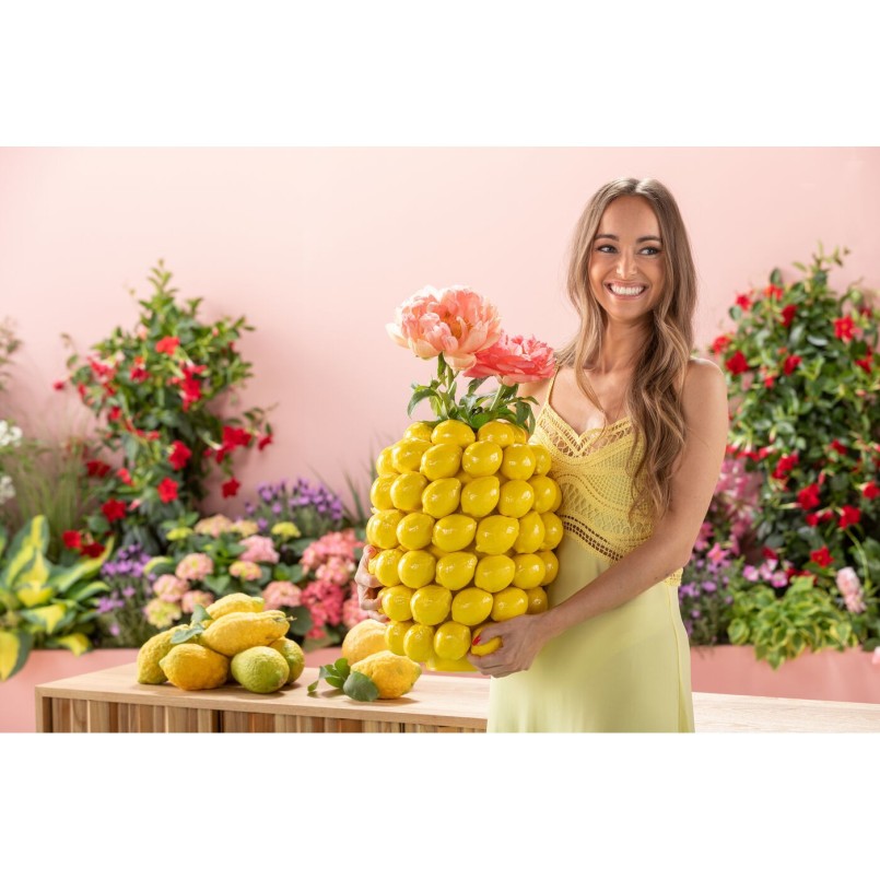 Porcelain lemon vase - Kare Design