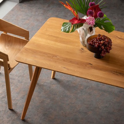 Chaise avec accoudoirs Biarritz nature Kare Design