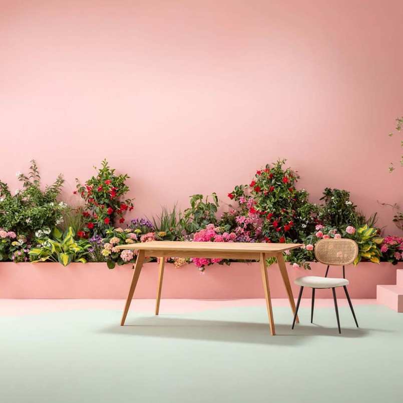 Table scandinave en chêne massif huilé - Memo - Kare Design
