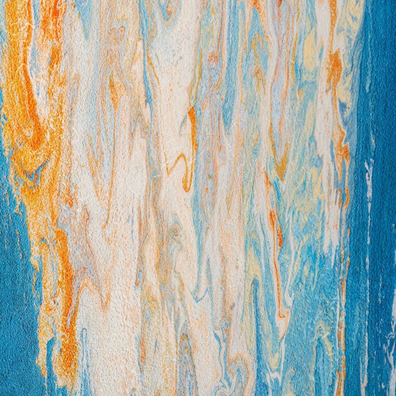 Blue abstract framed picture - Artistas - Kare Design