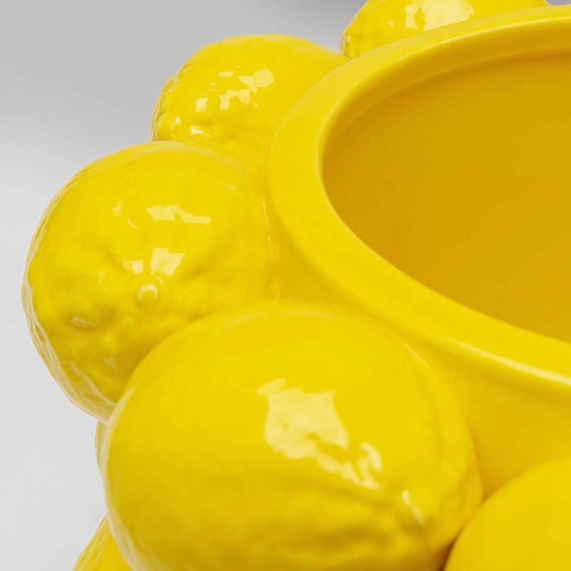 Lemon vase 19cm in porcelain - Lemon Juice - Kare Design
