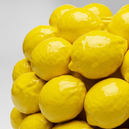 Vase lemons yellow 40cm Kare Design