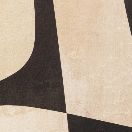 Tableau Classic Shape 63x93cm noir Kare Design