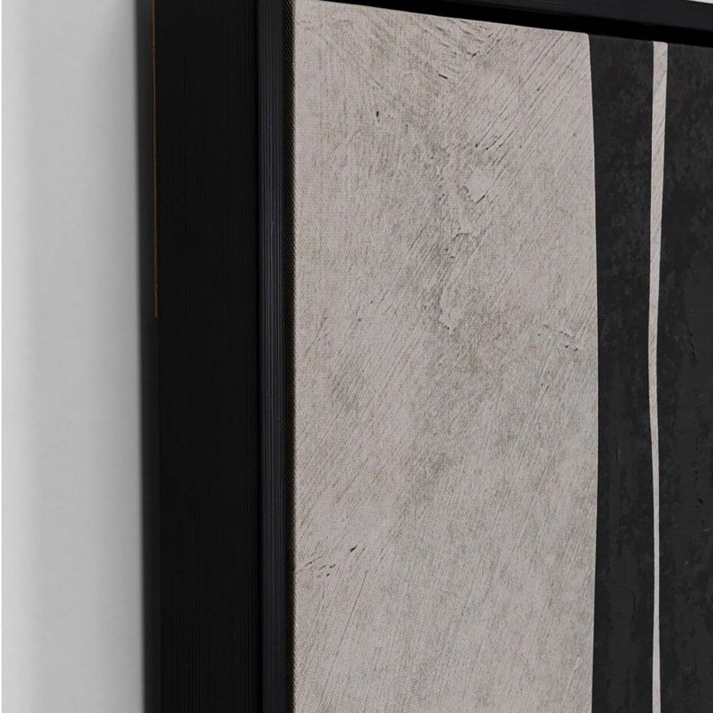 Black and grey abstract shapes paint - Artistic - Kare Design