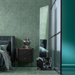 Miroir noir sur pied en marbre - Hulda - Kare Design