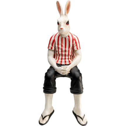 Deco rabbit white and red Kare Design Deco rabbit white and red Kare Design