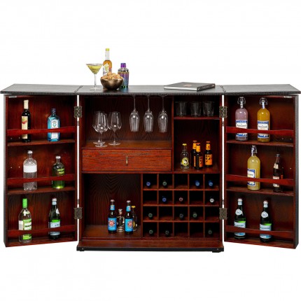 Trunk Bar Globetrotter croco 114cm Kare Design