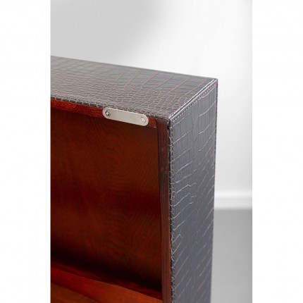 Trunk Bar Globetrotter croco 114cm Kare Design