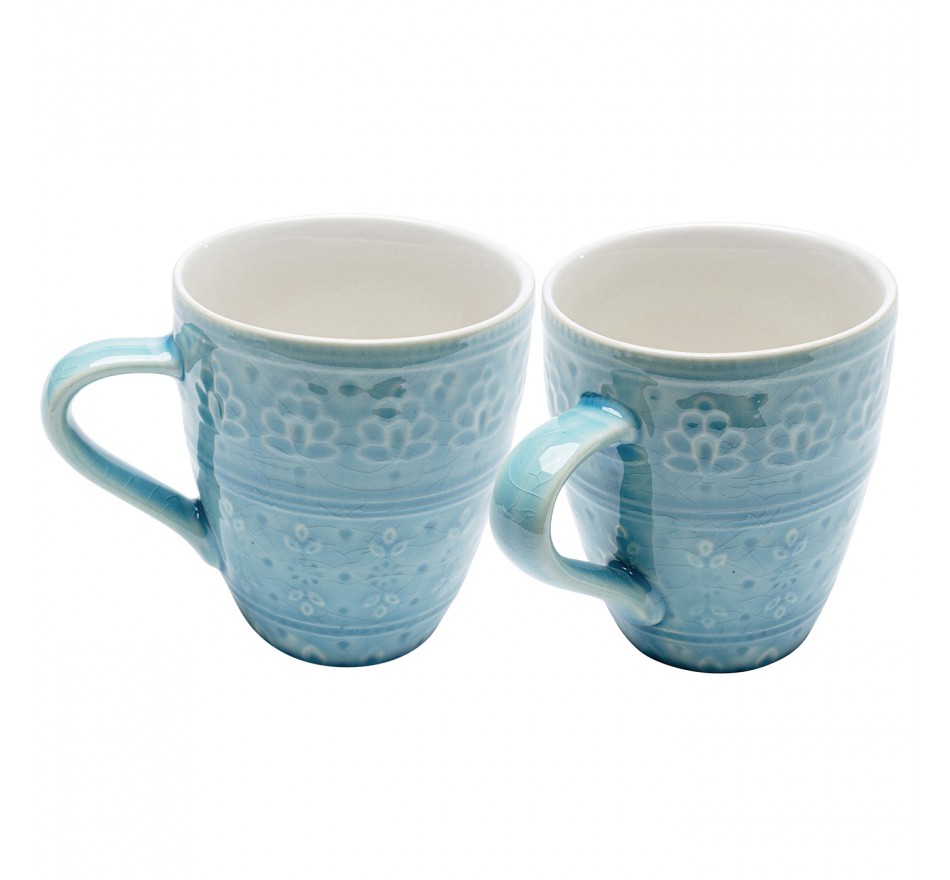 Mugs Sicilia Blue (2/Set) Kare Design Mugs Sicilia Blue (2/Set) Kare Design