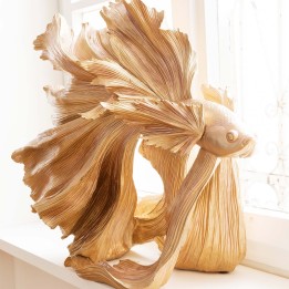 Déco combattant doré - Poisson - Kare Design