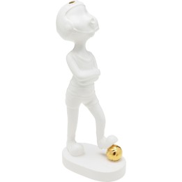 Figurine décorative Ball Girl blanc 29cm