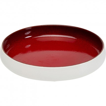 Assiettes creuses Colorino rouges 21cm set de 6 Kare Design