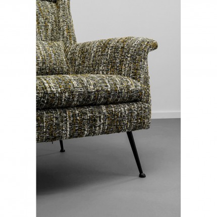 Armchair Vegas Forever Melange green Kare Design