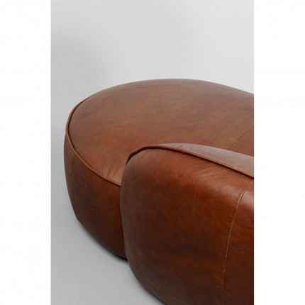 Méridienne Wonder 252cm marron Kare Design
