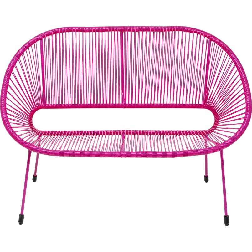 Banquette de jardin rose - Acapulco Mono - Kare Design
