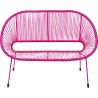 Banquette de jardin rose - Acapulco Mono - Kare Design