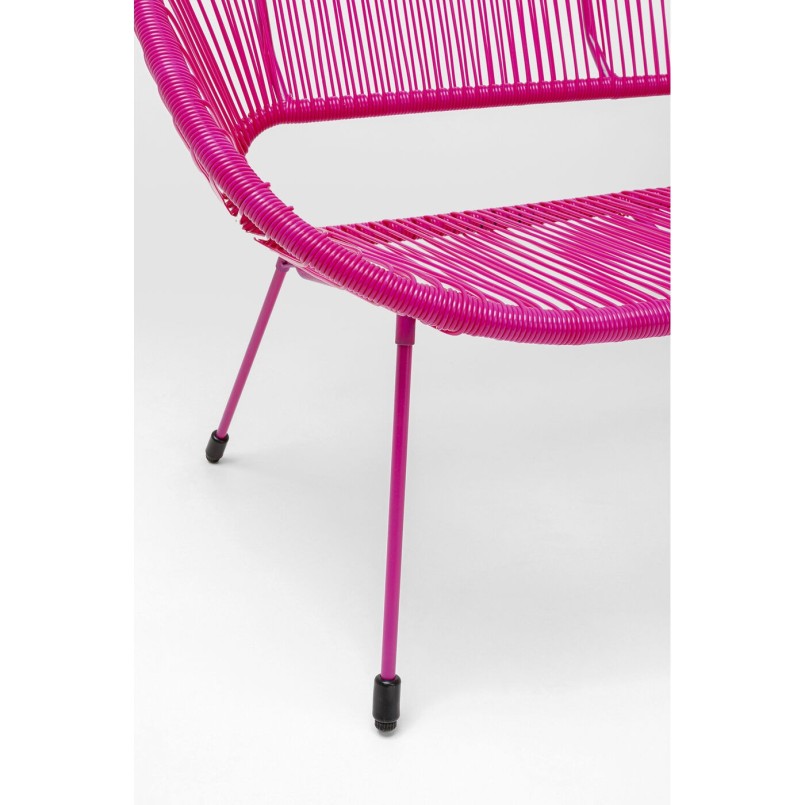 Banquette de jardin rose - Acapulco Mono - Kare Design