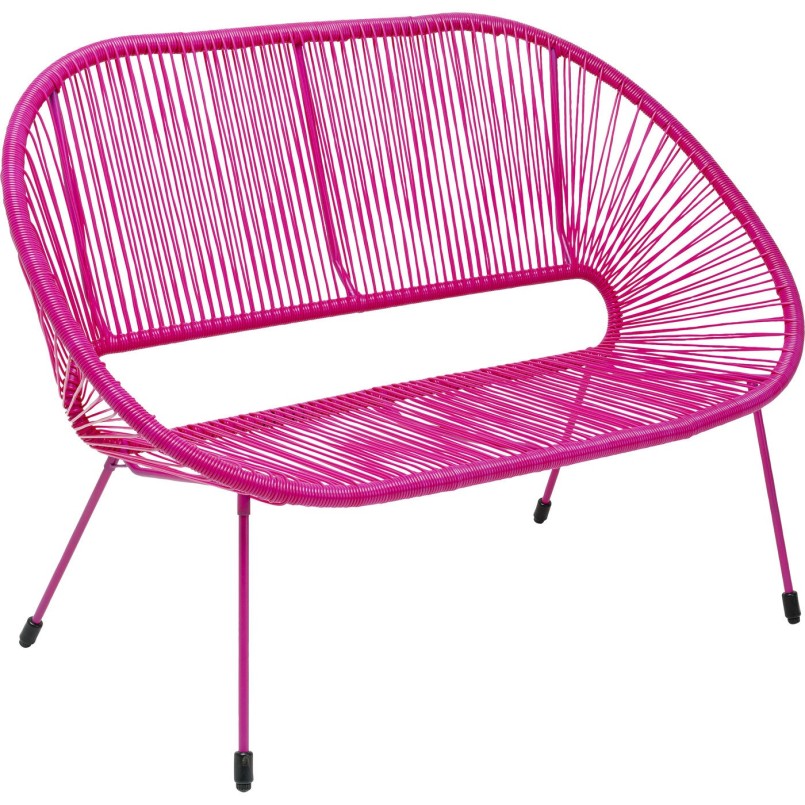 Banquette de jardin rose - Acapulco Mono - Kare Design