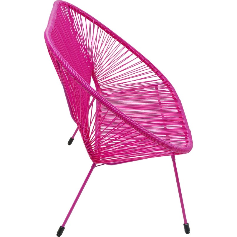 Pink garden bench - Acapulco Mono - Kare Design