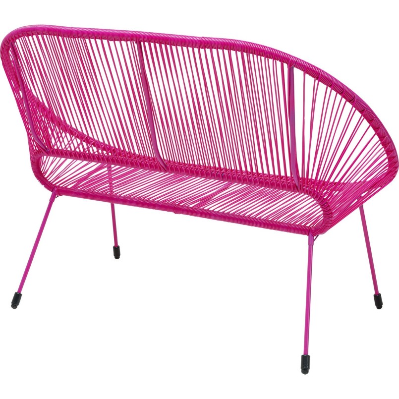 Pink garden bench - Acapulco Mono - Kare Design