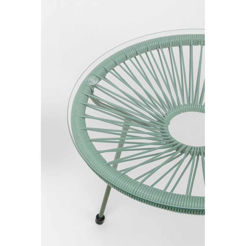 Table d'appoint de jardin verte - Acapulco Mono - Kare Design