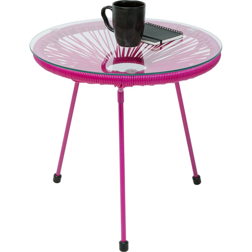 Pink garden side table - Acapulco - Kare Design