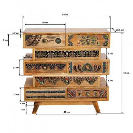 Commode Menorca Butterfly Kare Design