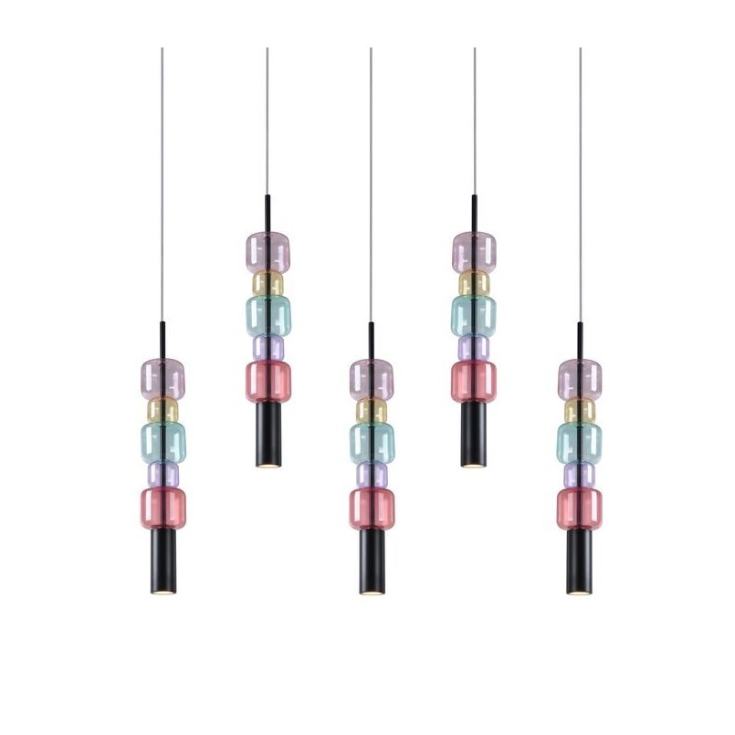 Suspension en verre multicolore - Candy Bar - Kare Design