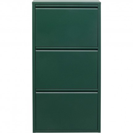 Shoe Container Caruso green 3 drawers Kare Design